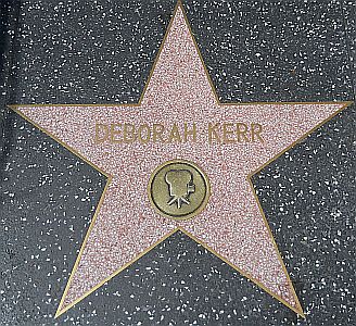 "Stern" auf dem "Hollywood Walk of Fame" fr Deborrah Kerr; Urheber: JGKlein; Lizenz: gemeinfrei; Quelle: Wikimedia Commons