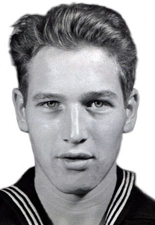 Paul Newman 1944 oder 1945; Quelle: Wikimedia Commons; Urheber: Fotograf der US Navy