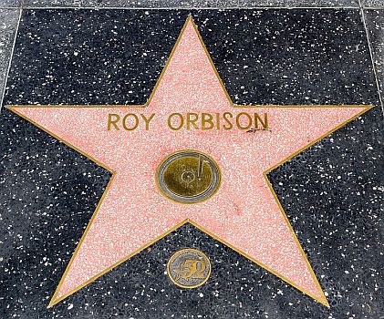 "Stern" f�r Roy Orbison auf dem "Hollywood Walk of Fame"; Urheber: Copyright�Dietmar Rabich; Lizenz: CC BY-SA 4.0 Deed; Quelle: Wikimedia Commons