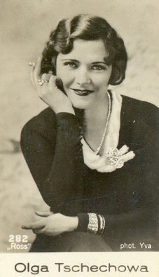 Foto Olga Tchechowa: Urheber Yva1(Else Ernestine Neuländer-Simon) (1900  1942); Quelle: www.virtual-history.com