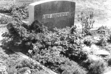 Lale Andersens Grab auf Langeoog