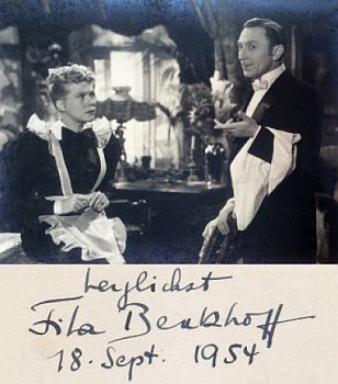 Lichtbild mit Fita Benkhoff und Theo Lingen aus dem Spielfilm "Johann" (1942); Quelle: cyranos.ch; Lizenz: Gemeinfreiheit
