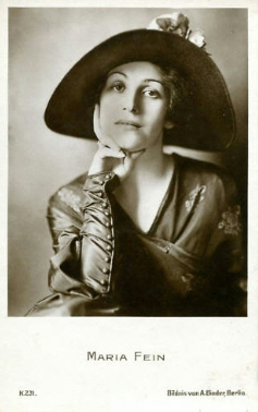 Maria Fein vor 1929; Urheber bzw. Nutzungsrechtinhaber: Alexander Binder (1888 – 1929); Quelle: www.cyranos.ch