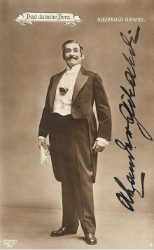 Alexander Girardi fotografiert von Ludwig Gutmann (1869 - 1943); Quelle: www.cyranos.ch 