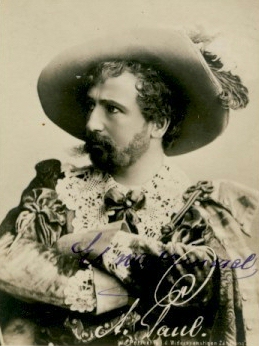 Albert Paul in einer seiner Bühnenrollen; Urheber: Unbekannt; Quelle: www.cyranos.ch