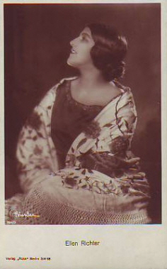 Ellen Richter vor 1929; Urheber bzw. Nutzungsrechtinhaber: Alexander Binder (1888 – 1929); Quelle: www.cyranos.ch