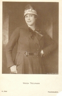 Wanda Treumann vor 1929; Urheber bzw. Nutzungsrechtinhaber: Alexander Binder (1888 – 1929); Quelle:www.cyranos.ch