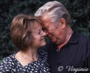 Heinz Reincke mit Ehefrau Elfi 1996 (01); Copyright Virginia Shue