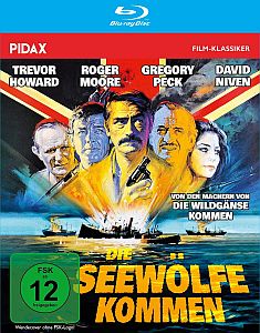 "Die Seew�lfe kommen": Abbildung DVD-Cover mit freundlicher Genehmigung von "Pidax Film", welche den Abenteuerfilm Anfang September 2022 auf DVD herausbrachte.