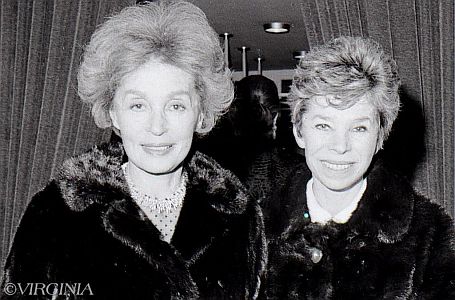 Lilli Palmer mit Schwester IrenePrador; Copyright Virginia Shue