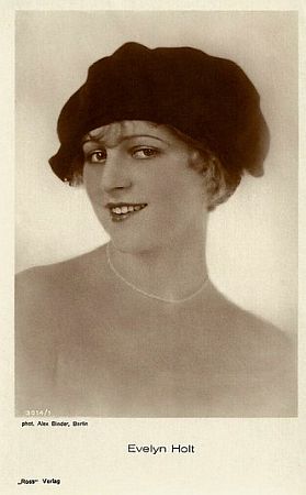 Evelyn Holt vor 1929; Urheber: Alexander Binder (18881929); Ross-Karte Nr. 3014/1: Quelle: filmstarpostcards.blogspot.com; Lizenz: gemeinfrei