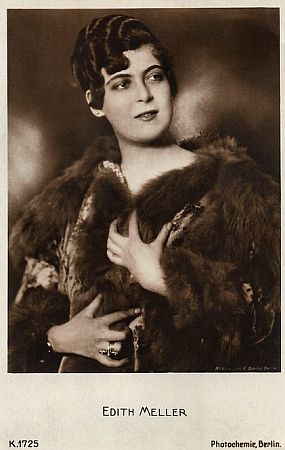 Edith Meller vor 1929; Urheber: Alexander Binder (18881929); Quelle: filmstarpostcards.blogspot.com; Photochemie-Karte Nr. 1725; Lizenz: gemeinfrei