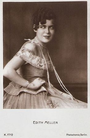 Edith Meller vor 1929; Urheber: Alexander Binder (18881929); Quelle: filmstarpostcards.blogspot.com; Photochemie-Karte Nr. 1712; Lizenz: gemeinfrei