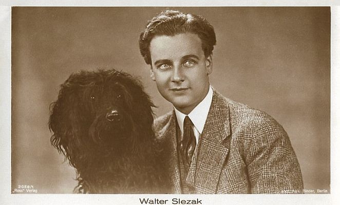 Walter Slezak vor 1929; Urheber: Alexander Binder (1888-1929); Ross-Karte Nr. 2058/1; Quelle: Quelle: filmstarpostcards.blogspot.com; Lizenz: gemeinfrei