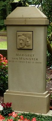 Grabstelle Margret van Munster auf dem Kölner Südfriedhof; Copyright Wilfried Paqué