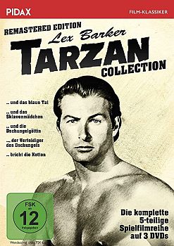 "TarzanLex Barker Collection"; Abbildung DVD-Cover mit freundlicher Genehmigung von "Pidax film"