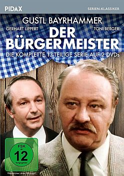 "Der Brgermeister": Abbildung DVD-Cover mit freundlicher Genehmigung von Pidax-Film, welche die Serie Ende Februar 2022 auf DVD herausbrachte.