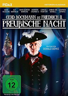 "Preuische Nacht": Abbildung DVD-Cover mit freundlicherGenehmigung von "Pidax Film", welche den Historienfilm Anfang Mai 2024 auf DVD herausbrachte.
