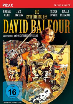 "Die Entführung des David Balfour": Abbildung DVD-Cover mit freundlicher Genehmigung von Pidax-Film, welche die Literaturadaption am 3. September 2021 auf DVD herausbrachte.