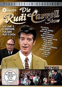 Abbildung DVD-Cover "Die Rudi Carrell Show", Volume 2 (EA: EA: 18.12.2015) mit freundlicher Genehmigung von "Pidax Film"