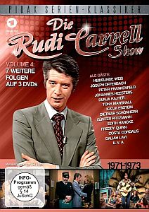 Abbildung DVD-Cover "Die Rudi Carrell Show", Volume 4 (EA: 17.06.2016) mit freundlicher Genehmigung von "Pidax Film"