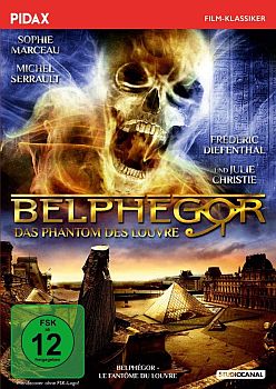 "Belphgor": Abbildung DVD-Cover mit freundlicher Genehmigung von Pidax Film, welche den Grusel-Thriller Mitte Mai 2020 auf DVD herausbrachte.
