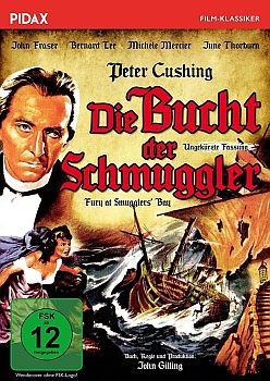 "Die Bucht der Schmuggler": Abbildung DVD-Cover mit freundlicher Genehmigung von Pidax-Film, welche das Abenteuer Anfang Februar 2018 auf DVD herausbrachte.