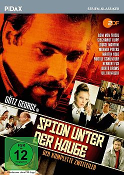 "Spion unter der Haube": Abbildung DVD-Cover mit freundlicher Genehmigung von Pidax-Film, welche den Krimi Anfang Oktober 2016 auf DVD herausbrachte. 