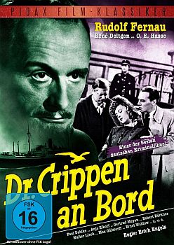 "Dr. Crippen an Bord": Abbildung DVD-Cover mit freundlicher Genehmigung von Pidax-Film, welche den Krimi Anfang Oktober 2014 auf DVD herausbrachte.
