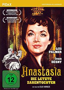 "AnastasiaDie letzte Zarentochter": Abbildung DVD-Cover mit freundlicher Genehmigung von Pidax-Film, welche die Produktion Mitte August 2020 auf DVD herausbrachte.