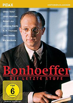 "BonhoefferDie letzte Stufe": Abbildung DVD-Cover mit freundlicher Genehmigung von Pidax Film, welche die Filmbiografie am 17. Oktober 2024 auf DVD herausbrachte.