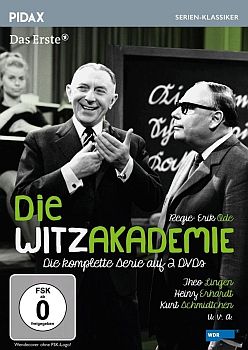 "Die Witzakademie": Abbildung DVD-Cover mit freundlicher Genehmigung  von Pidax-Film,welche die Produktion im Februar 2016 auf DVD herausbrachte