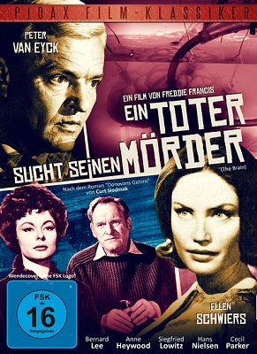 "Ein Toter sucht seinen Mörder": Abbildung DVD-Cover mit freundlicher Genehmigung von "Pidax Film", welche den Science-Fiction-Thriller Anfang Juli 2012 auf DVD herausbrachte