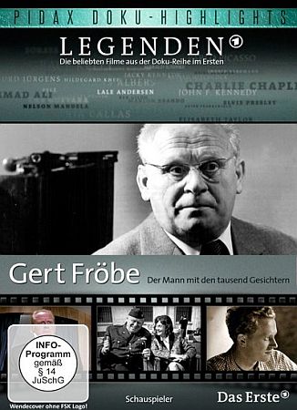 DVD-Cover: Legenden -  Gert Frbe; Abbildung DVD-Cover mit freundlicher Genehmigung von "Pidax film"