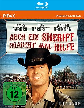 "Auch ein Sheriff braucht mal Hilfe": Abbildung DVD-Cover mit freundlicher Genehmigung von Pidax-Film, welche die Westernkomödie am 15. Oktober 2021 auf DVD herausbrachte.