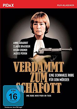 "Verdammt zum Schafott": Abbildung DVD-Cover mit freundlicher Genehmigung von Pidax-Film, welche den Krimi im Juni 2025 auf DVD herausbrachte.