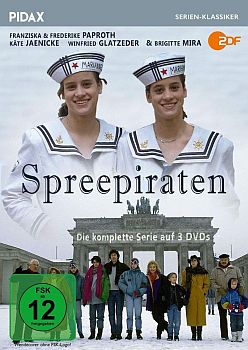 "Spreepiraten": Abbildung DVD-Cover mit freundlicher Genehmigung von Pidax Film, welche die Serie Anfang September 2019 auf DVD herausbrachte