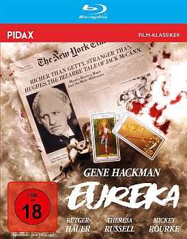 "Eureka": Abbildung DVD-Cover mit freundlicher Genehmigung von "Pidax Film", welche das Drama am 8. Oktober 2021 auf DVD verffentlichte.