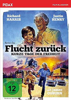 "Flucht zurück": Abbildung DVD-Cover mit freundlicher Genehmigung von Pidax Film, welche das Roadmovie am 18. Juni 2026 auf DVD herausbrachte.