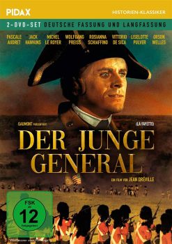 "Der junge General ":  Abbildung DVD-Cover mit freundlicher Genehmigung von Pidax-Film, welche das Historuenabenteuer am 30. April 2021 auf DVD herausbrachte.