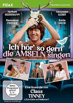 "Ich h�r� so gern die Amseln singen": Abbildung DVD-Cover mit freundlicher Genehmigung von Pidax Film, welche die Kom�die am 4. April 2026 auf DVD herausbrachte.