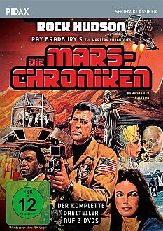 "Die Mars-Chroniken": Abbildung DVD-Cover mit freundlicher Genehmigung von Pidax Film, welche den Dreiteiler Mitte November 2021 auf DVD herausbrachte.