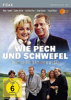 "Wie Pech und Schwefel": Abbildung DVD-Cover mit freundlicher Genehmigung von Pidax-Film, welche die Serie am 11.08.2023 auf DVD herausbrachte