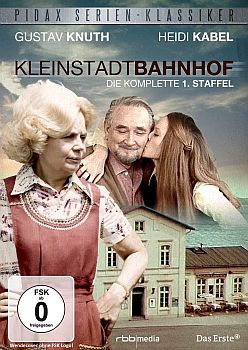 Abbildung DVD-Cover zu "Kleinstadtbahnhof"; mit freundlicher Genehmigung von Pidax-Film, welche die Produktionen Anfang Mai 2011 bzw. Anfang Oktober 2011 auf DVD herausbrachte.