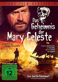 "Das Geheimnis der Mary Celeste": Abbildung DVD-Cover mit freundlicher Genehmigung von Pidax Film, welche das Abenteuer Mitte Juni 2012 auf DVD herausbrachte.