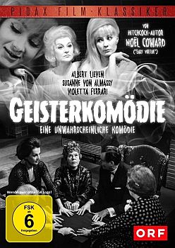 "Geisterkomdie": Abbildung DVD-Cover mit freundlicher Genehmigung von Pidax-Film, welche die Komdie am 20.10.2015 auf DVD herausbrachte.