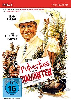 "Pulverfass und Diamanten"5) / "Le gentleman de Cocody" (1964, Regie: Christian-Jaque); Abbildung DVD Cover mit freundlicher Genehmigung von Pidax Film, welche das Abenteuer Ende August 2017 auf DVD herausbrachte.