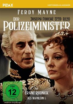 "Der Polizeiminister Joseph Fouch 17591820": Abbildung DVD-Cover mit freundlicher Genehmigung von Pidax-Film, welche den Historienfilm am 20.08.2021 auf DVD herausbrachte.