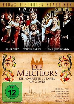 "Die Melchiors": Abbildung DVD-Cover zur Verfügung gestellt von "Pidax Film", welche die Serie im November2014 auf DVD herausbrachte.