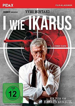 "Iwie Ikarus": Abbildung DVD-Cover mit freundlicher Genehmigungvon Pidax-Film, welche den Thriller am 15.04.2022 auf DVD herausbrachte.